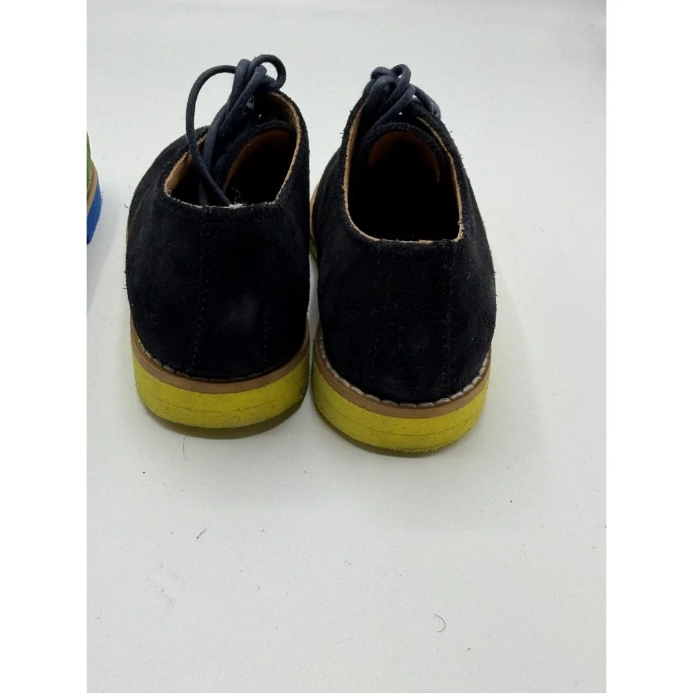 Lil‎ McNairy Caramel Lot 2 Suede Oxford Green Black Toddler Size 7